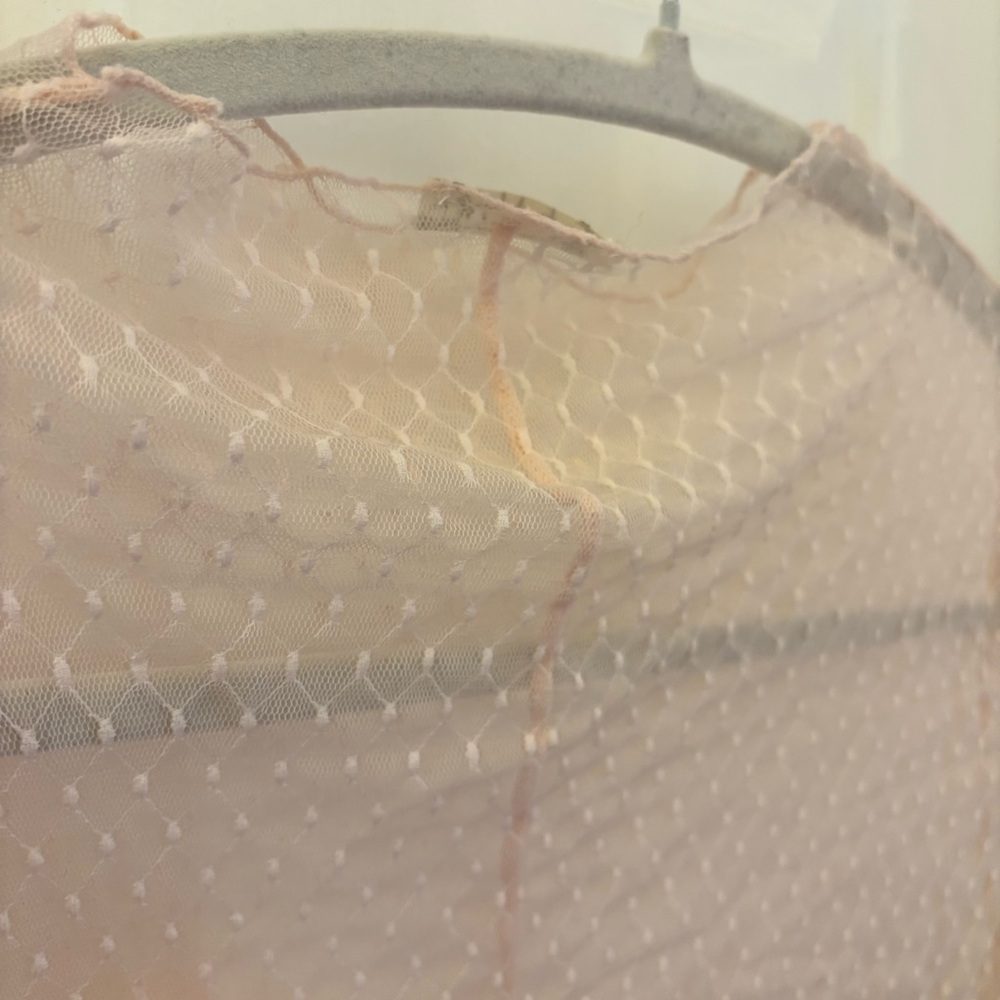 Free People Pink Sheer Mesh Long Sleeve Top - Picture 10 of 11